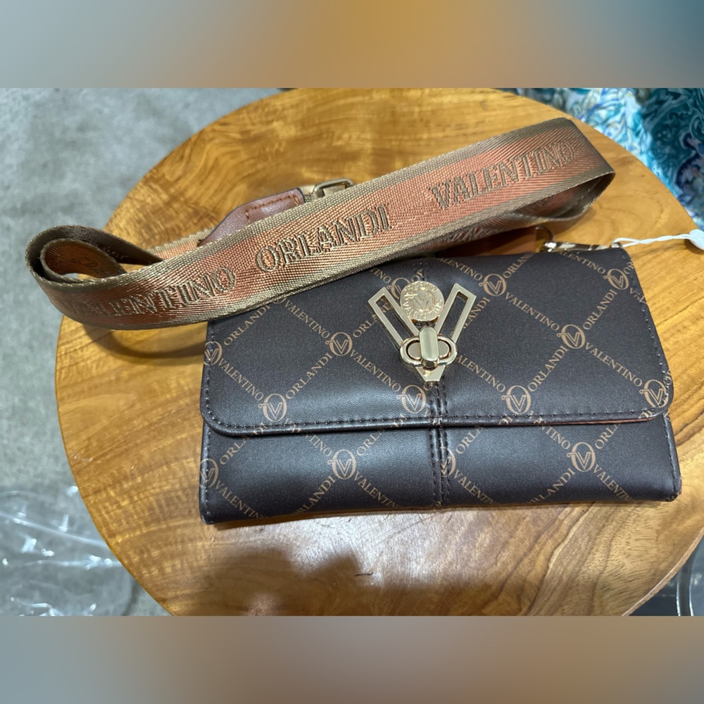 Valentino Orlandi Black and Brown Belt Bag